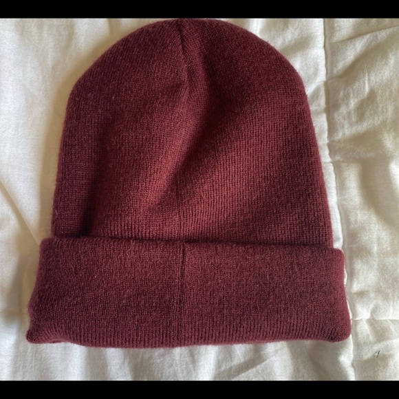 Burgundy Hollister Beanie - Picture 2 of 2